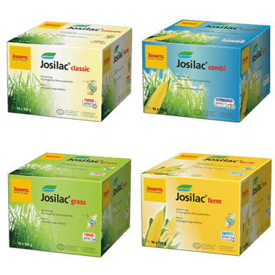 JOSILAC boxes classic, combi, grass and ferm