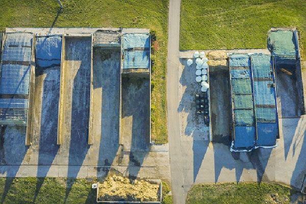 JOSILAC silo cover from above